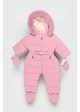 Cvetkov рожевий зимовий комбінезон для дівчинки Baby Lux